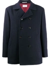 BRUNELLO CUCINELLI DOUBLE BREASTED PEACOAT