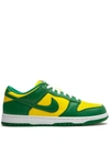 Nike Men's Dunk Low Sp Brazil Sneakers In Varsity Maize/pine Green-white In Green