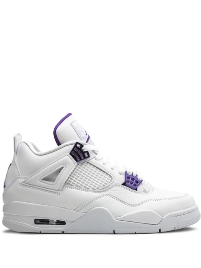 Jordan Air  4 Retro Trainers In White