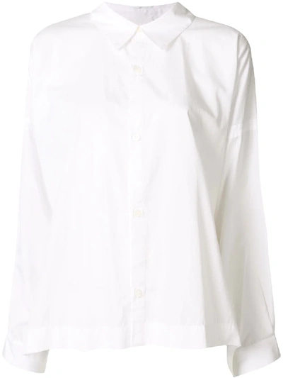 Yohji Yamamoto Hemd Im Oversized-look In White