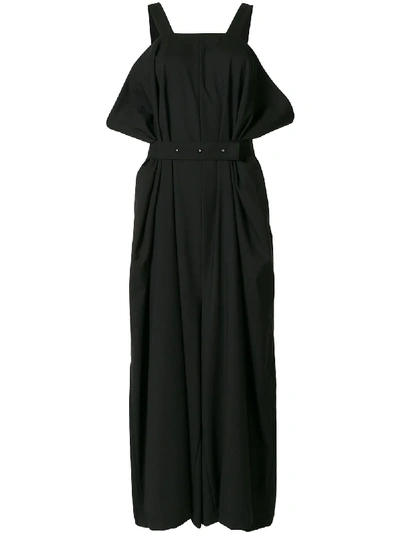 Yohji Yamamoto Wide-leg Jumpsuit In Black