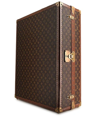 Pre-owned Louis Vuitton  Monogram Trunk Suitcase In Brown