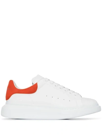 Alexander Mcqueen Oversize Trainers In White Leather