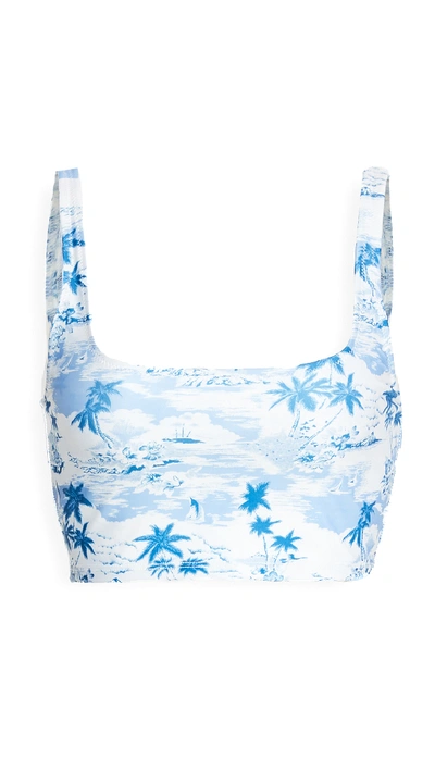 Reformation Harbor Bikini Top In Island