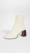 Manu Atelier 65mm Chae Ankle Boots In Vanilla