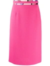 EMILIO PUCCI ABSTRACT-PRINT DETAIL PENCIL SKIRT