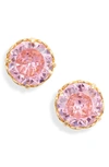 KATE SPADE THAT SPARKLE ROUND STUD EARRINGS,WBRUH472