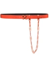 OFF-WHITE PAPERCLIP CHAIN BELT