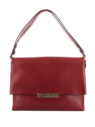 Pre-owned Celine  Blade Shoulder Bag In Red