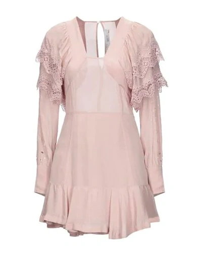 Iro Short Dress In Pastel Pink