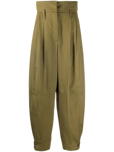 GIVENCHY HIGH-WAISTED MILITARY TROUSERS
