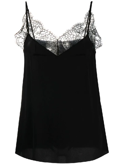 Givenchy Lace-trimmed Camisole In Black