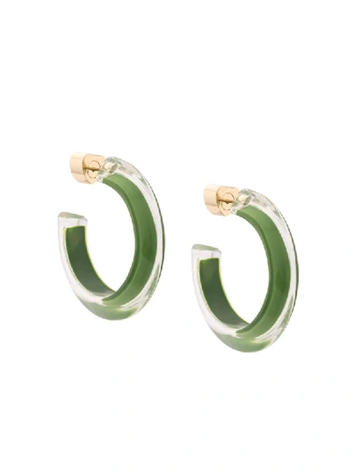 Alison Lou Women's 14k Goldplated & Lucite Small Jelly Hoop Earrings In Yellow Gold