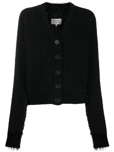 Maison Margiela Women's  Black Wool Cardigan