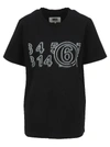 MM6 MAISON MARGIELA MM6 LOGO PRINT T-SHIRT,11420855