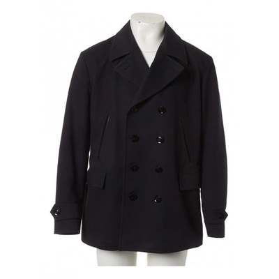Pre-owned Tom Ford Navy Cotton Coat