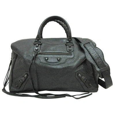 Pre-owned Balenciaga Black Leather Bag