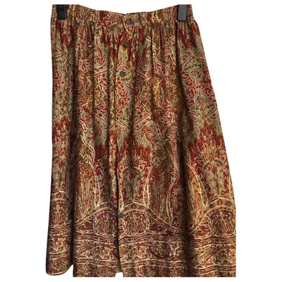 Pre-owned Ralph Lauren Multicolour Cotton Skirt