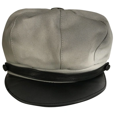 Pre-owned Belstaff Grey Cotton Hat