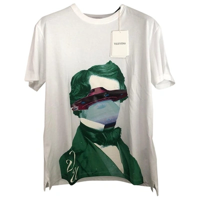 Pre-owned Valentino White Cotton T-shirts