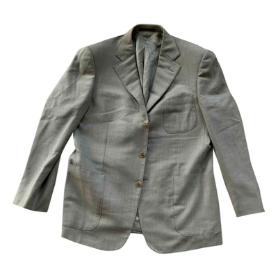 Pre-owned Ermenegildo Zegna Wool Vest In Grey