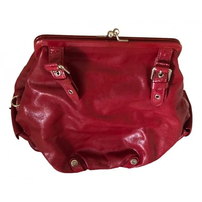 Pre-owned Moschino Red Leather Handbag