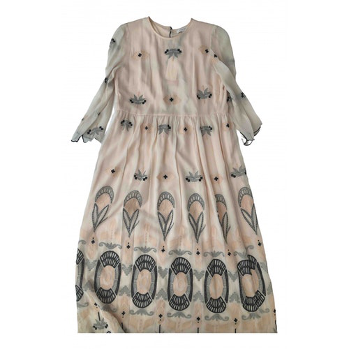 Pre-Owned Hoss Intropia Pink Silk Dress | ModeSens