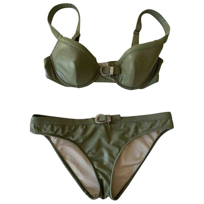 Pre-owned Dior Green Swimwear