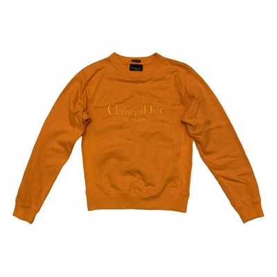 Pre-owned Dior Orange Cotton Knitwear & Sweatshirts