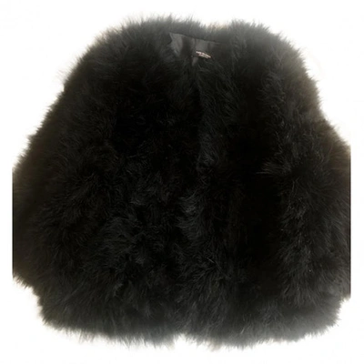 Pre-owned Yves Salomon Black Fur Jacket