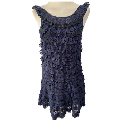 Pre-owned Marc By Marc Jacobs Navy Dress