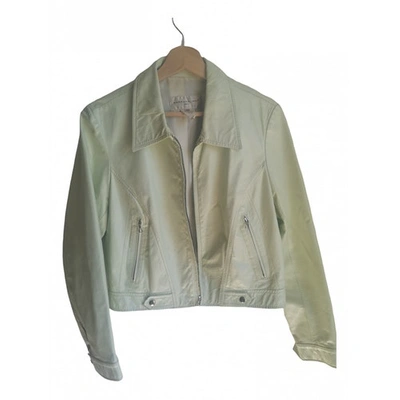 Pre-owned Barbara Bui Green Leather Leather Jacket
