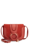 See By Chloé Black Leather Mini Bag Double In Faded Red