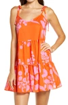 HANKY PANKY X CYNTHIA ROWLEY ORANGE CRUSH CHEMISE,5AS582