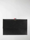 THOM BROWNE FOLIO PEBBLE GRAIN POUCH,14831189