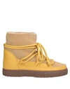 Inuikii Ankle Boots In Yellow