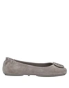 Tory Burch Ballet Flats In Grey