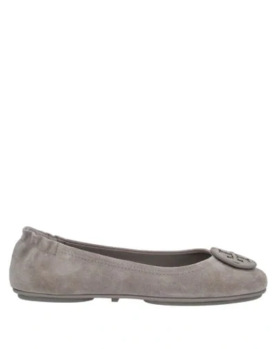 Tory Burch Ballet Flats In Grey