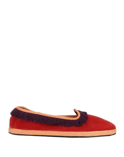 Allagiulia Loafers In Red