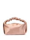 Alexander Wang Scrunchie Mini Satin Tote In Pink