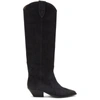 Isabel Marant Denvee 50mm Knee-length Boots In 02fk Black