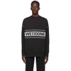 We11 Done We11done Logo Printed Oversized Sweatshirt In Black