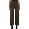 ARCH THE ARCH THE BROWN CASHMERE AND WOOL LOUNGE PANTS