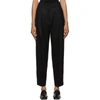 ARCH THE BLACK WOOL TROUSERS