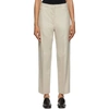 ARCH THE BEIGE WOOL TROUSERS