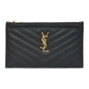 SAINT LAURENT BLACK MONOGRAMME BILL POUCH