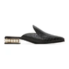 NICHOLAS KIRKWOOD BLACK CROC CASATI MOCCASSINS