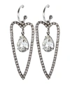 DANNIJO Alice Crystal Heart Earrings,060057453679