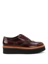 TOD'S BROGUE LACE-UPS WITH CHUNKY SOLE