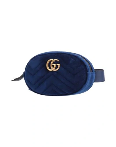 Gucci Backpack & Fanny Pack In Blue
